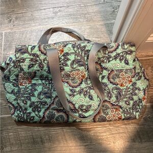 Vera Bradley Triple Compartment Travel Bag